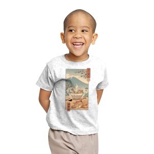 A Perfect Ramen Weather - Youth T-Shirts RIPT Apparel X-small / White