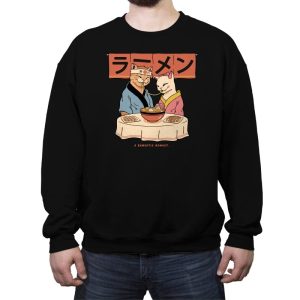 A Ramentic Moment - Crew Neck Sweatshirt Crew Neck Sweatshirt RIPT Apparel Small / Black