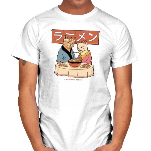 A Ramentic Moment - Mens T-Shirts RIPT Apparel Small / White