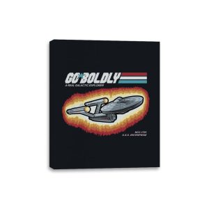 A Real Galactic Explorer - Canvas Wraps Canvas Wraps RIPT Apparel 8x10 / Black