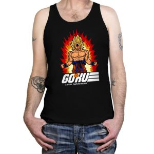A Real Saiyan Hero - Tanktop Tanktop RIPT Apparel X-Small / Black