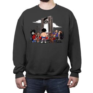 A Retro Odyssey - Crew Neck Sweatshirt Crew Neck Sweatshirt RIPT Apparel Small / Charcoal