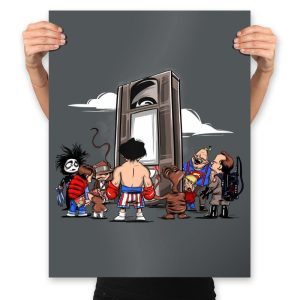 A Retro Odyssey - Prints Posters RIPT Apparel 18x24 / Charcoal