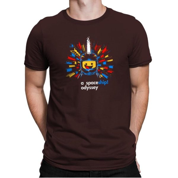 A Spaceship Odyssey Exclusive - Mens Premium T-Shirts RIPT Apparel Small / Dark Chocolate