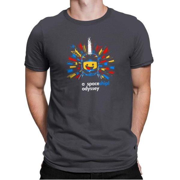 A Spaceship Odyssey Exclusive - Mens Premium T-Shirts RIPT Apparel Small / Heavy Metal