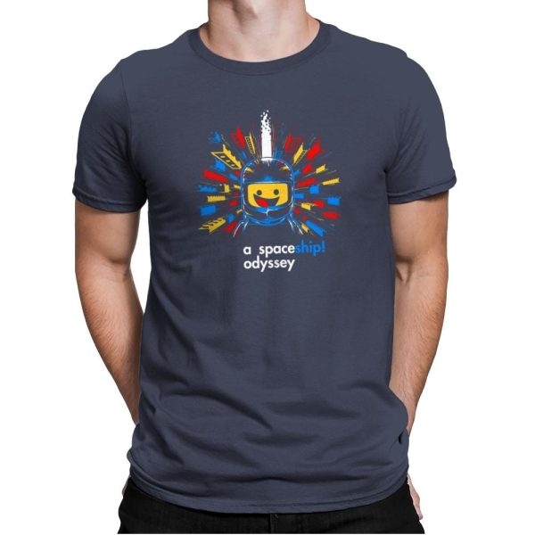 A Spaceship Odyssey Exclusive - Mens Premium T-Shirts RIPT Apparel Small / Indigo