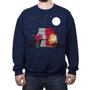 A Wandaful Vision - Crew Neck Sweatshirt Crew Neck Sweatshirt RIPT Apparel Small / Navy
