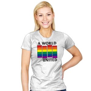 A World United Exclusive - Pride - Womens T-Shirts RIPT Apparel