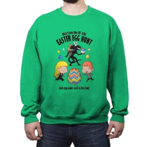A Xenomorph Easter Special - Crew Neck Sweatshirt Crew Neck Sweatshirt RIPT Apparel