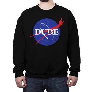 Abide Space Agency - Crew Neck Sweatshirt Crew Neck Sweatshirt RIPT Apparel