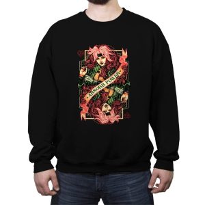 Absorb Power Card - Crew Neck Sweatshirt Crew Neck Sweatshirt RIPT Apparel Small / Black