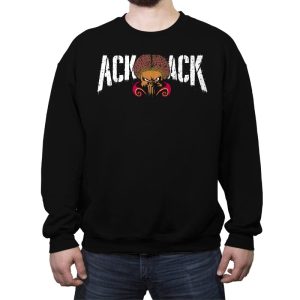 Ack Ack! - Crew Neck Sweatshirt Crew Neck Sweatshirt RIPT Apparel Small / Black