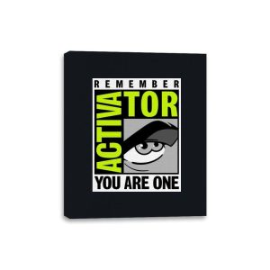 Activator-Con - Canvas Wraps Canvas Wraps RIPT Apparel 8x10 / Black