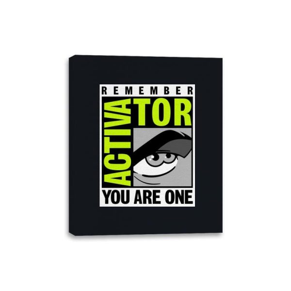 Activator-Con - Canvas Wraps Canvas Wraps RIPT Apparel 8x10 / Black
