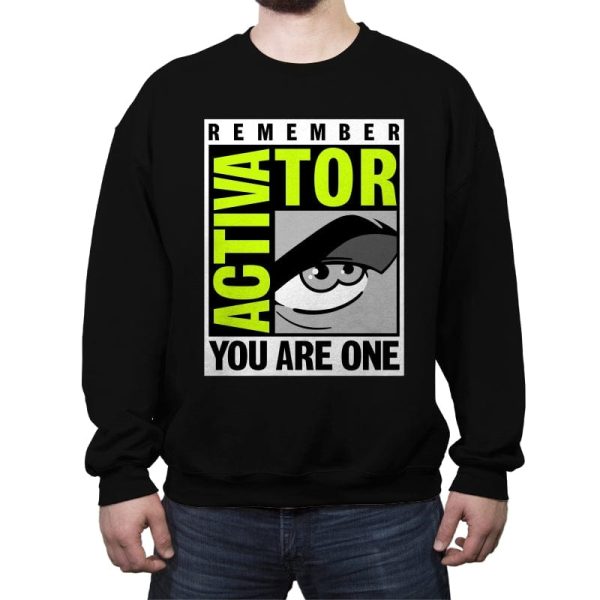 Activator-Con - Crew Neck Sweatshirt Crew Neck Sweatshirt RIPT Apparel Small / Black