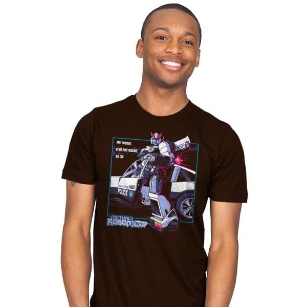 (Actual) Robo(t)Cop Exclusive - Mens T-Shirts RIPT Apparel Small / Brown