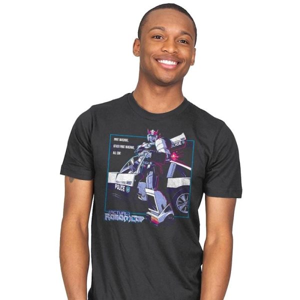 (Actual) Robo(t)Cop Exclusive - Mens T-Shirts RIPT Apparel Small / Charcoal