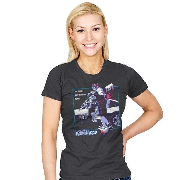(Actual) Robo(t)Cop Exclusive - Womens T-Shirts RIPT Apparel Small / Charcoal