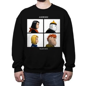 Adroidz - Crew Neck Sweatshirt Crew Neck Sweatshirt RIPT Apparel Small / Black