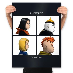 Adroidz - Prints Posters RIPT Apparel 18x24 / Black