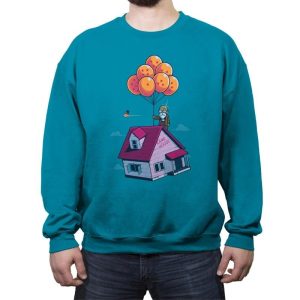 Adventure is Up There - Gamer Paradise - Crew Neck Sweatshirt Crew Neck Sweatshirt RIPT Apparel