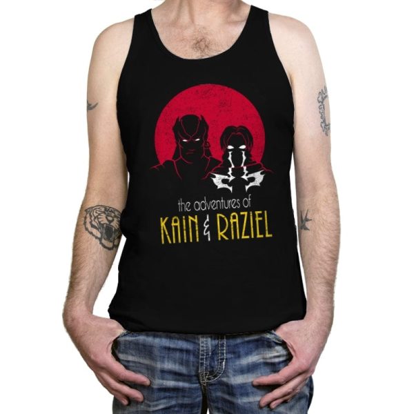 Adventures of Kain & Raziel - Tanktop Tanktop RIPT Apparel X-Small / Black