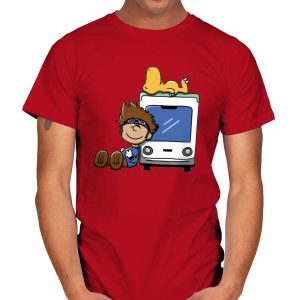 Agumonuts  - Mens T-Shirts RIPT Apparel Small / Red