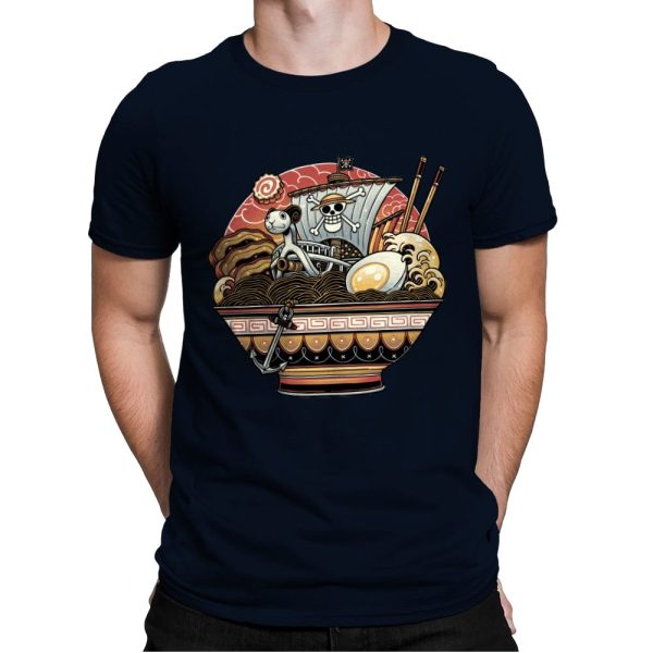 Ahoy, Noodle Pirates! - Mens Premium T-Shirts RIPT Apparel Small / Midnight Navy