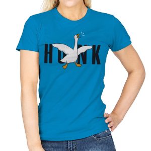 Air Goose  - Womens T-Shirts RIPT Apparel Small / Sapphire