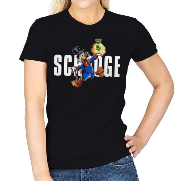 Air McDuck - Womens T-Shirts RIPT Apparel Small / Black