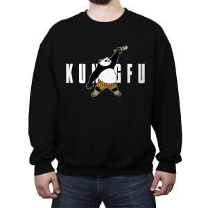 Air Panda - Crew Neck Sweatshirt Crew Neck Sweatshirt RIPT Apparel Small / Black