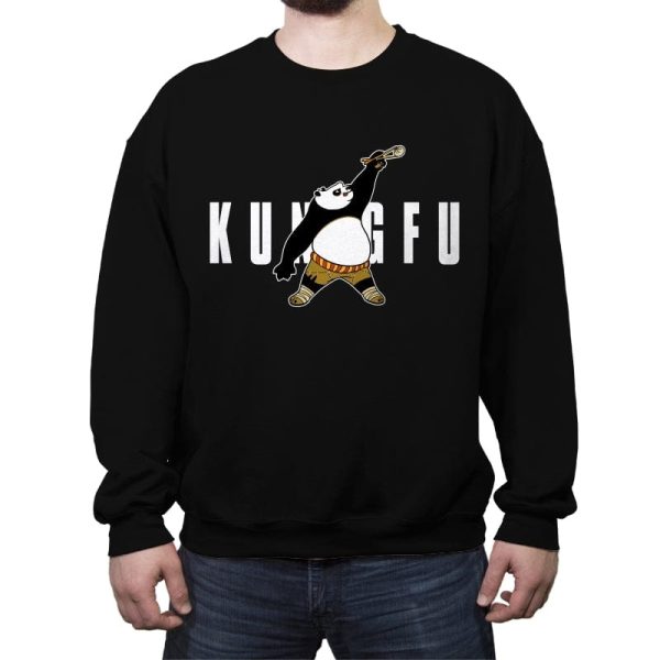 Air Panda - Crew Neck Sweatshirt Crew Neck Sweatshirt RIPT Apparel Small / Black