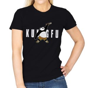 Air Panda - Womens T-Shirts RIPT Apparel Small / Black
