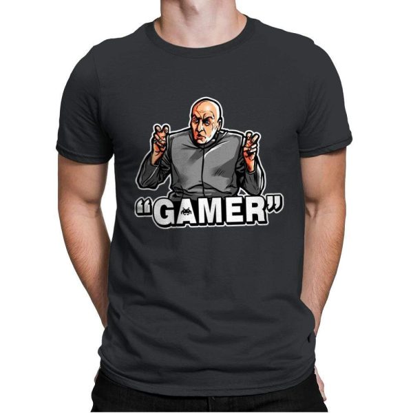 Air Quotes Gamer - Mens Premium T-Shirts RIPT Apparel Small / Heavy Metal