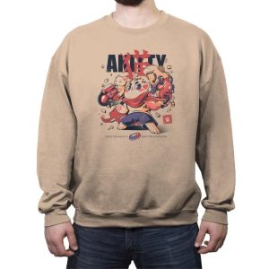 Akitty  - Crew Neck Sweatshirt Crew Neck Sweatshirt RIPT Apparel