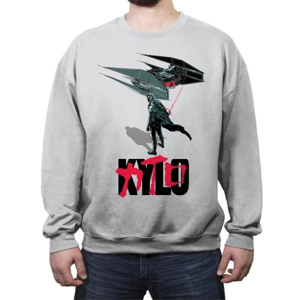 Akylo - Crew Neck Sweatshirt Crew Neck Sweatshirt RIPT Apparel Small / Sport Gray