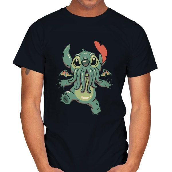 Alien Cthulhu - Mens T-Shirts RIPT Apparel Small / Black