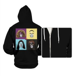 Alien Fighters - Hoodies Hoodies RIPT Apparel Small / Black