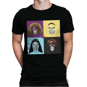 Alien Fighters - Mens Premium T-Shirts RIPT Apparel Small / Black