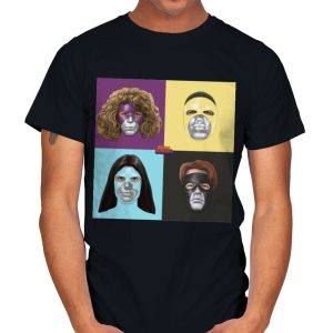 Alien Fighters - Mens T-Shirts RIPT Apparel Small / Black