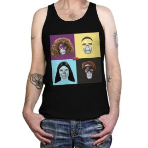 Alien Fighters - Tanktop Tanktop RIPT Apparel X-Small / Black