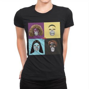 Alien Fighters - Womens Premium T-Shirts RIPT Apparel Small / Black