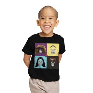 Alien Fighters - Youth T-Shirts RIPT Apparel X-small / Black