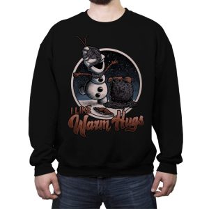 Alien Hugs - Crew Neck Sweatshirt Crew Neck Sweatshirt RIPT Apparel Small / Black