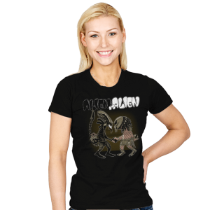 Alien v Alien - Bazaar - Womens T-Shirts Gooten