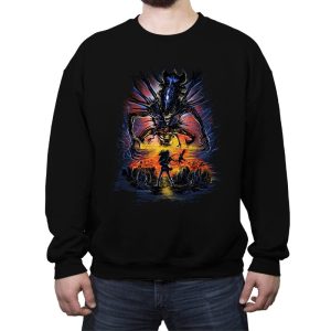 Alien, You Shall Not Pass - Crew Neck Sweatshirt Crew Neck Sweatshirt RIPT Apparel Small / Black