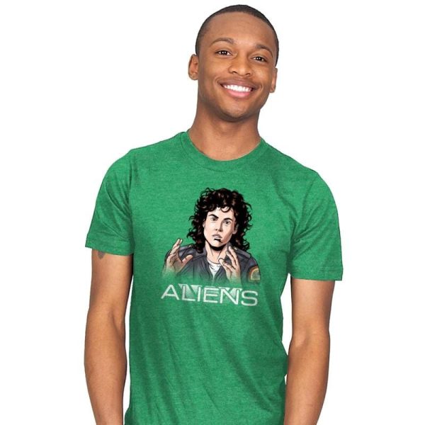 Aliens - Extraterrestrial Tees - Mens T-Shirts RIPT Apparel 4x-large / Kelly