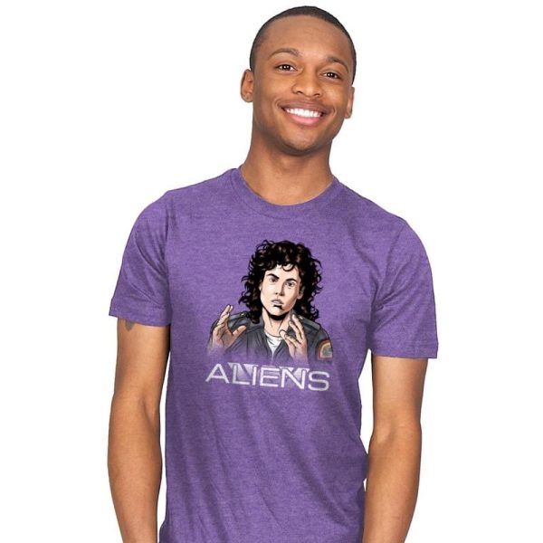 Aliens - Extraterrestrial Tees - Mens T-Shirts RIPT Apparel 4x-large / Purple