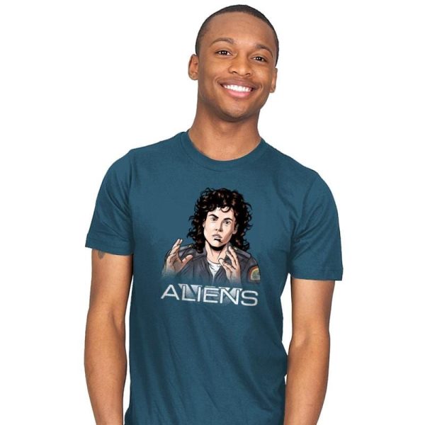 Aliens - Extraterrestrial Tees - Mens T-Shirts RIPT Apparel Small / Indigo