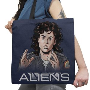 Aliens - Extraterrestrial Tees - Tote Bag Tote Bag Gooten 18x18 / Navy